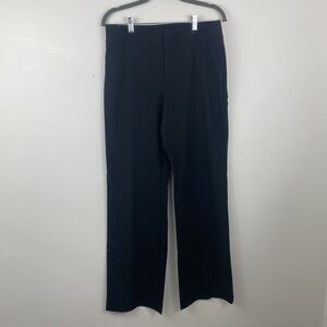 Style & Co stretch pants size 10 color black fake pockets in back zipper front